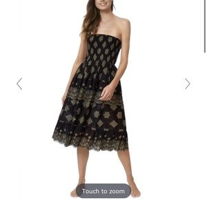 Brand New PQ Swim Midnight Evie Smocked
Cover Up